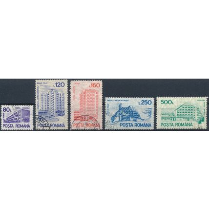 Hotels - Romania 1991 - F H - MiNr 4715x & 4746/54x