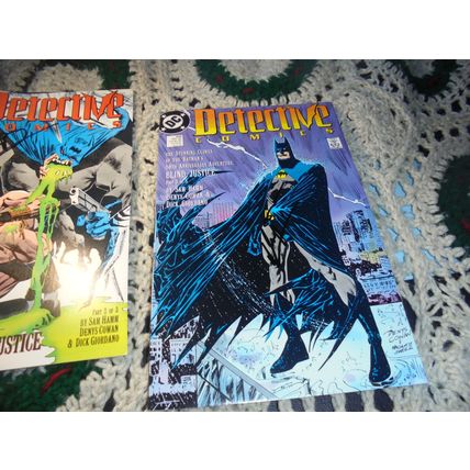 Full Set of AUTOGRAPHED BATMAN COMICS! Detective Comics 598-600!! $75.00 Shipped