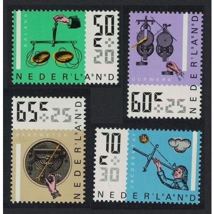 Netherlands Antique Measuring Instruments 4v 1986 MNH SG#1480a-1483