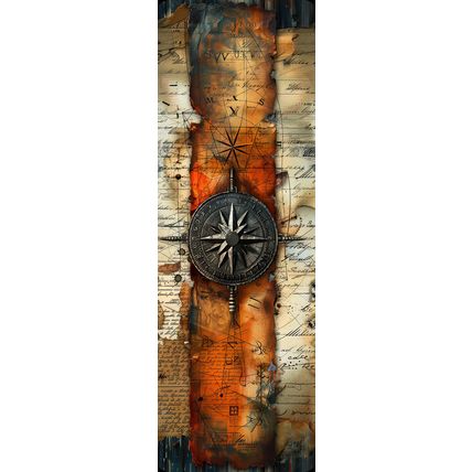 Old Paper Nautical Bookmarks For Readers