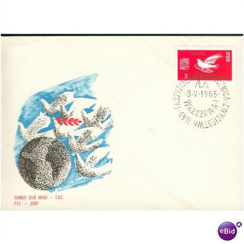 Poland FDC 1965 - SG 1562 - 20th Anniv of Victory Over Fascism