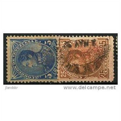 1893 Michel 37+39 - fine used (o)