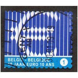 BEL 2009 (59c)(S/A) '10TH ANN OF EUROPEAN UNION' FINE USED (EBID10499)