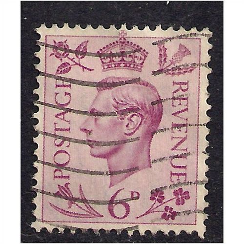 GB 1939 KGV1 6d Purple stamp SG 470 (E211)