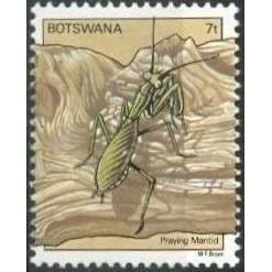 Botswana 1981 Insects 7t Praying Mantis Unmounted Mint NHM SG 480 stamp
