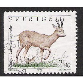 Fa 1717: 2 Kr. 80 multicoloured Wild Animals: Roebuck.