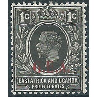 German Eaast Africa 1922 SG72 1c Black Mounted Mint .. ..