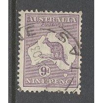 Australia.SG108 9d Kangaroo (Violet).Fine Used.Mar16