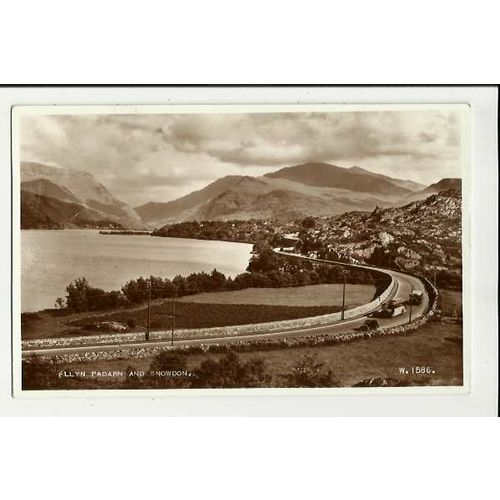 Wales LLYN PADARN Postcard by Valentine (W.1586)