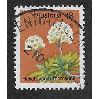 AUS 1975 18c 'FLOWERS' FINE USED (EBID52-079)