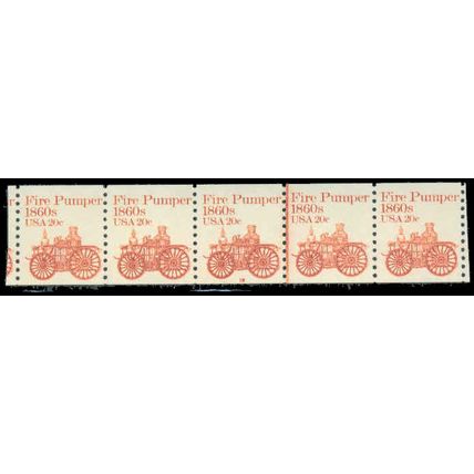 1908v 20c Fire Pumper Fine MNH Dry Gum PNC 16/5 P0538