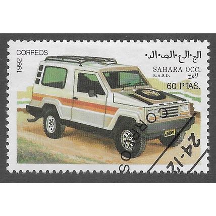 1992 60PTS 'SAHARA OCC. -VEHICLES' C.T.O FINE USED (EBID75-943)