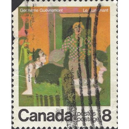 CANADA, Le Survenant, orange & green 1976, 8c, #3