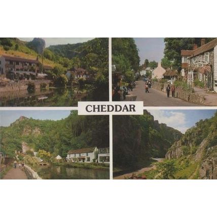 Cheddar Somerset Craft Gift Shop Postcard