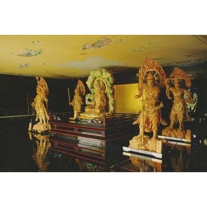 Rokuon Ji Temple Cho-On-Do Choondu Japan Japanese Sculpture Photo Postcard