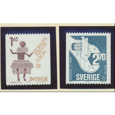 Sweden Stamps Scott #1460 To 1461, Mint Never Hinged