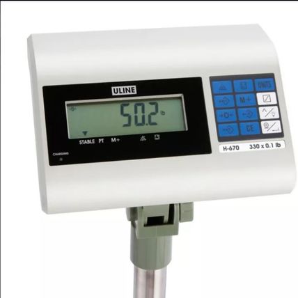 Uline Industrial Platform Scale H-670- 330 lbs (Brand New)