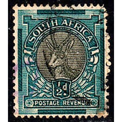 South Africa 1926 Animal 1/2d Used. Stamp