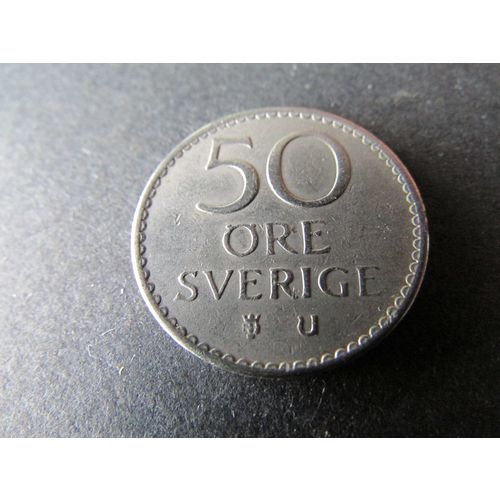 1968 SWEDEN FIFTY ORE FREE POST. AAN