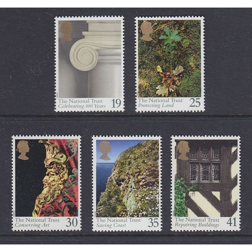 Great Britain 1995 Centenary National Trust Unmounted Mint NHM SG1868-1872 stamp