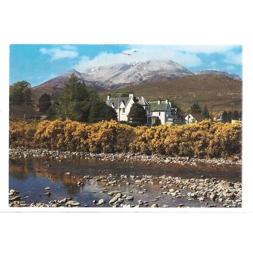 BEN EIGHE FROM KINLOCHEWE vintage postcard unused Hail caledonia =