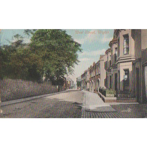 GB 1908 West Street Wigton by Valentines nice stamp see other listings
