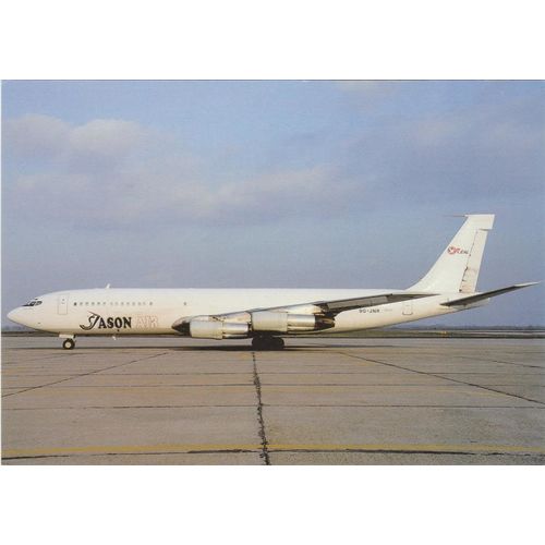 Jason Air Boeing B707 324C Civil Aviation Postcard (A13110)