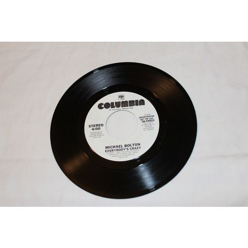 Michael Bolton Promo 45-EVERYBODY'S CRAZY STEREO