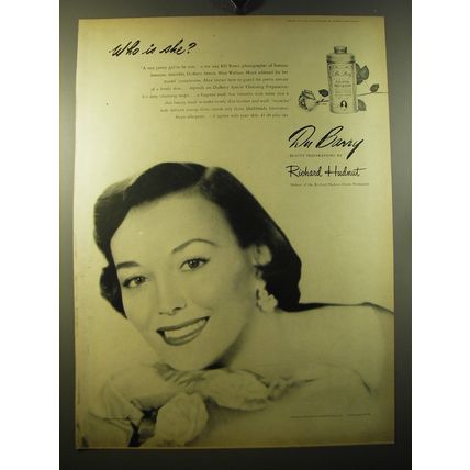 1950 Richard Hudnut Du Barry Beauty Preparations Advertisement