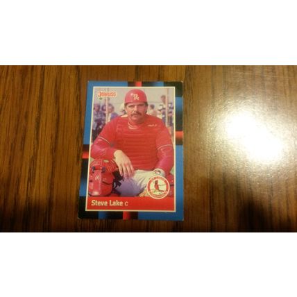 1988 Donruss Card # 510 Steve Lake Excellent (5) St Louis Cardinals