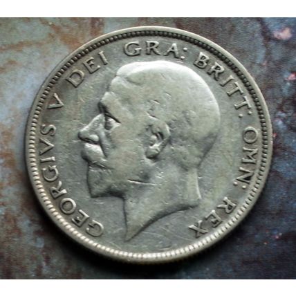 1930 George V Silver 50% Half-crown British English