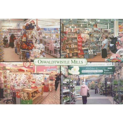 Oswaldtwistle Mills Accrington Shopping Centre Lancashire Postcard