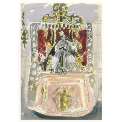 Anne Redpath Altar In San Nicolo Del Mendicoli II Painting Postcard
