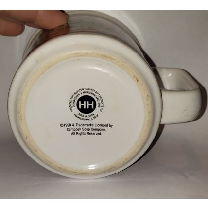 VINTAGE CAMPBELL'S SOUP COFFEE TEA HOT COCOA MUG CUP MINI BOWL 1998 M'm M'm GOOD