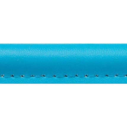 Pair Of Genuine Leather Replacent Bag Handbag Handles (Blue - 50cm)
