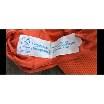 The Asbury Rib One Piece Siren Orange Size Large
