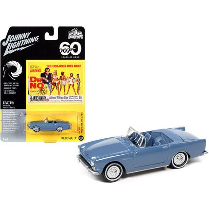 1962 Sunbeam Alpine Convertible Lake Blue James Bond 007 "Dr. No" (1962) Movi...