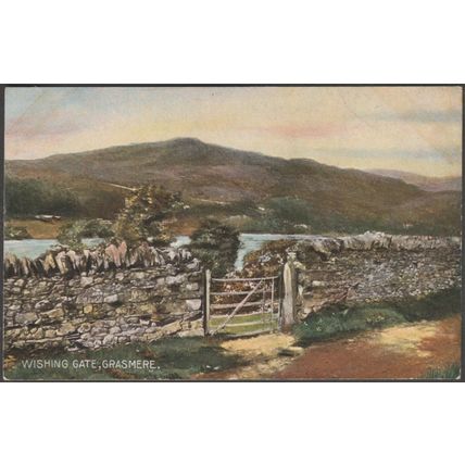 Wishing Gate, Grasmere, Westmorland, c.1905 - Hildesheimer Postcard