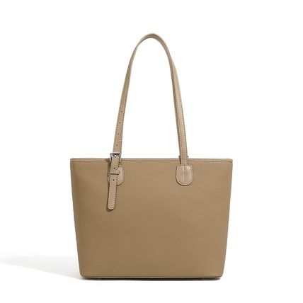 Genuine Leather Women Shoulder Bag Grey