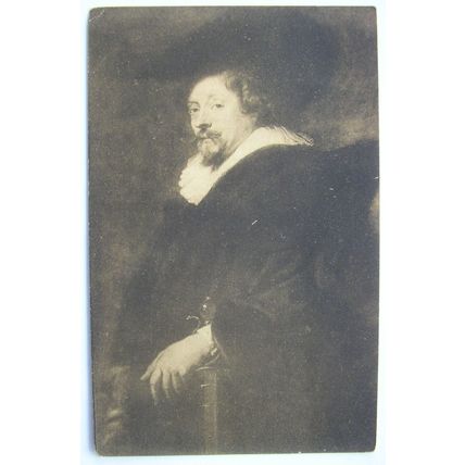 vintage postcard portrait of Peintre Rubens