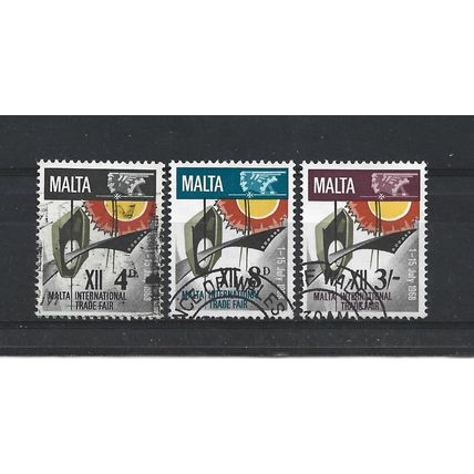 Malta.Malta International Trade Fair set of 3.Fine Used.Apr25
