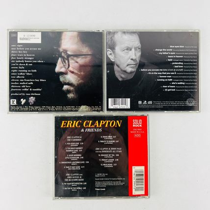 Eric Clapton 3x CD Lot #1