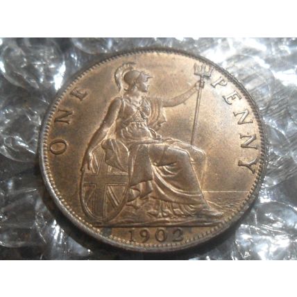 1902 Edward VII penny.