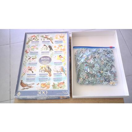 BIRDS OF THE BRITISH ISLES Jigsaw Puzzle (500 Piece) Arrow Puzzles (1985)