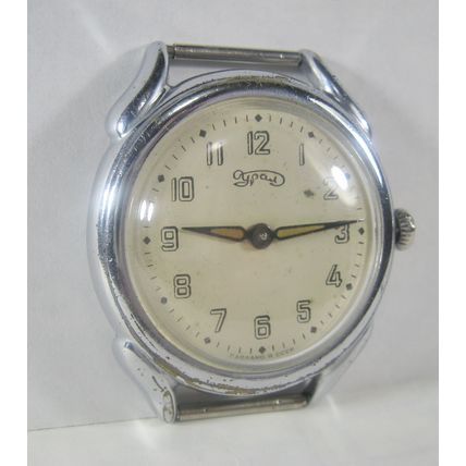 Vintage Russian URAL / Molniya Big Case ChChZ Soviet Watch Men's Wristwatch 1957