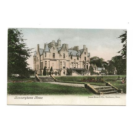 Postcard Scotland Berwickshire Kimmerghame House near Duns unposted