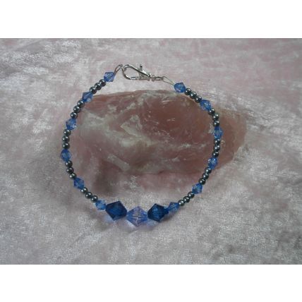 Handmade Bracelet with Silver Beads