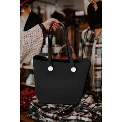 Black Waterproof Self-assembly Detachable Straps EVA Tote Bag