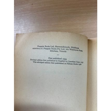 1960 "LONDON THE UNIQUE CITY" PELICAN PENGUIN #A486 PB BOOK (P2)