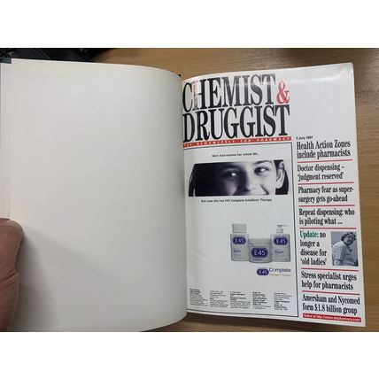 APOTHECARY "CHEMIST & D" PHARMACY BOUND MAGS JULY TO DEC 1997 3.5kg BOOK (EV4)